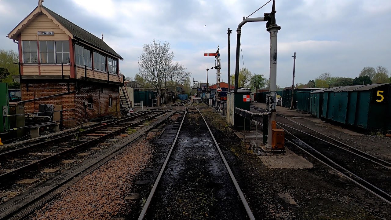 Driver's Eye View - Kent & East Sussex Railway - Bodiam to Tenterden - 4K