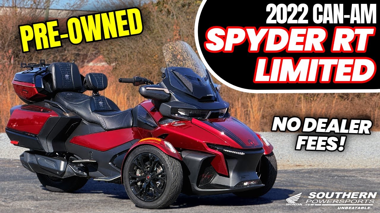 Pre-Owned 2022 Can Am Spyder RT Limited For Sale | Southern Honda Powersports