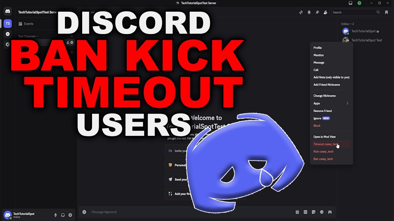 Discord: How to Ban Kick or Timeout [Guide]