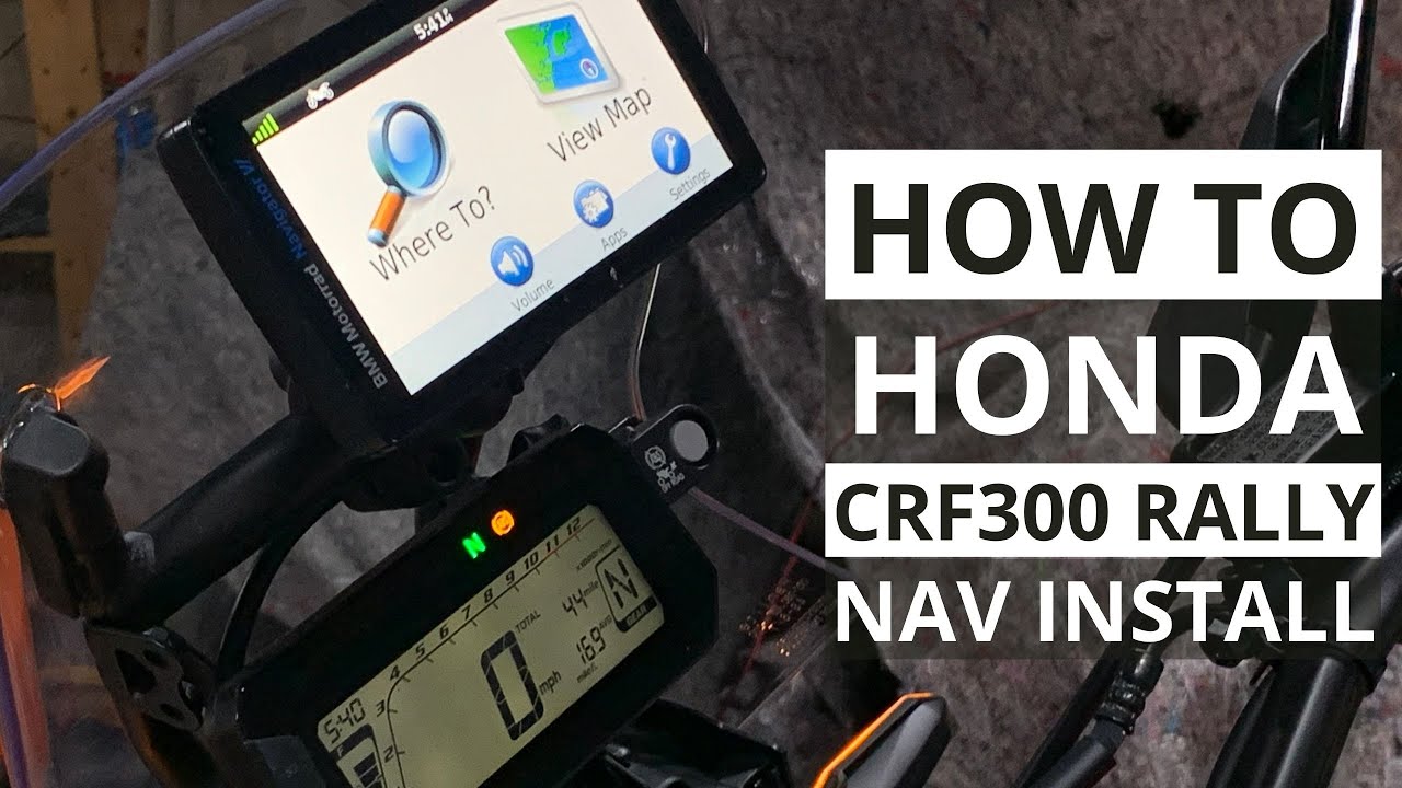 How To: Honda CRF300 Rally -  Nav Install with Switched Accessory Connector