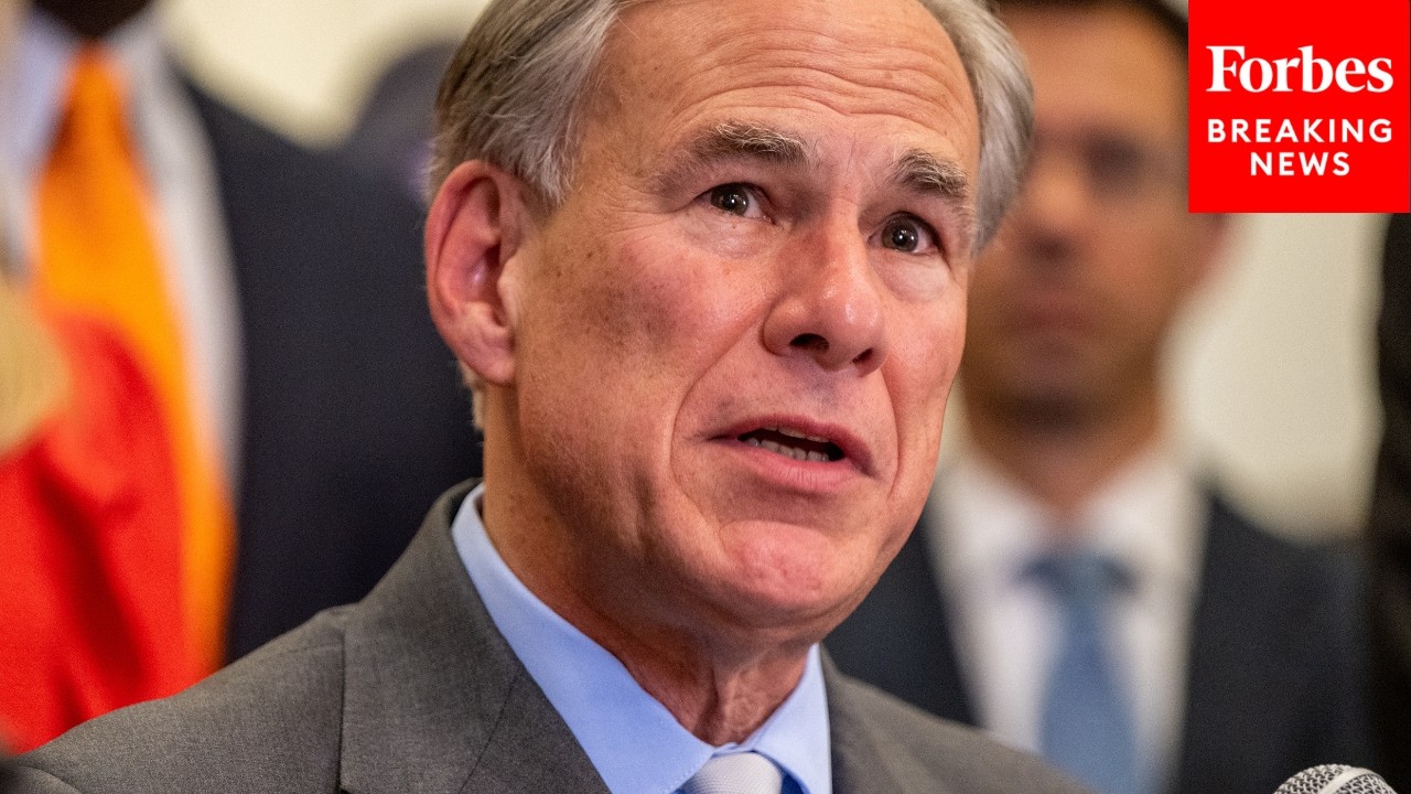 Texas Governor Greg Abbott Holds 'Get-Out-The-Vote' Event In La Grange As State's Primary Nears