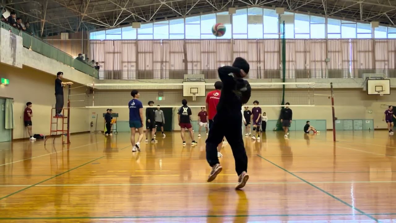 ２月23日サウウェルス決勝1セット目