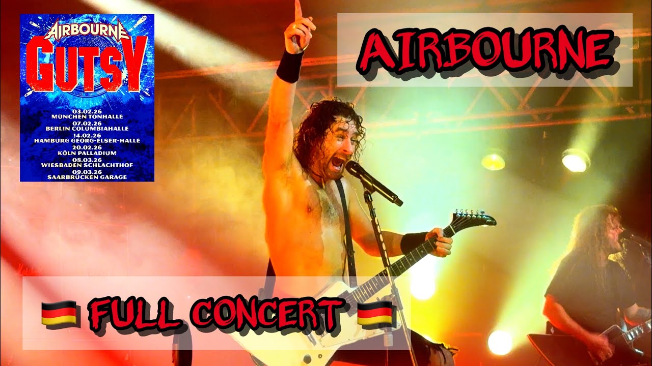 Airbourne Live FULL CONCERT Munich Germany February 3 2026 🇩🇪