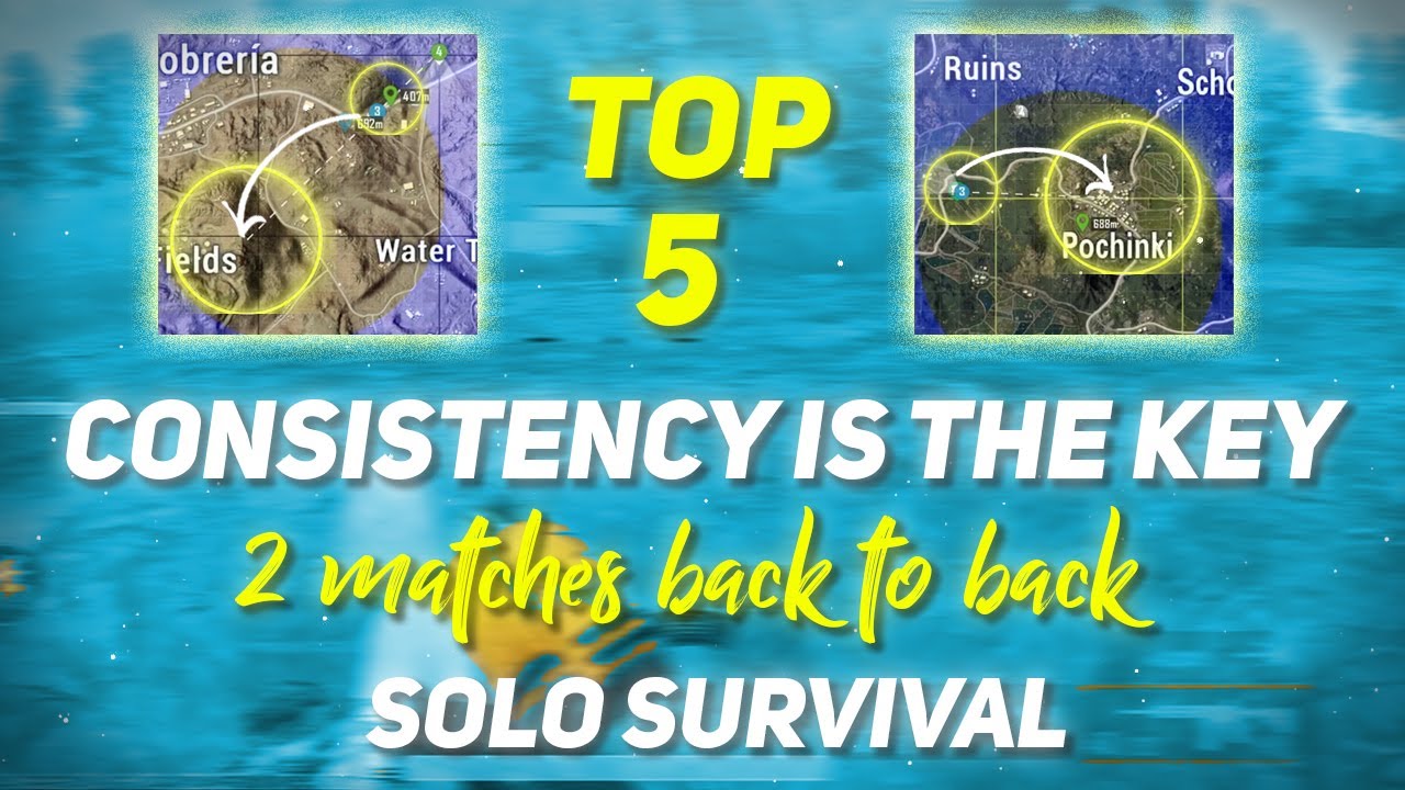 Consistency is the key to win any tournament | solo survival for top 5 position in any match | igl