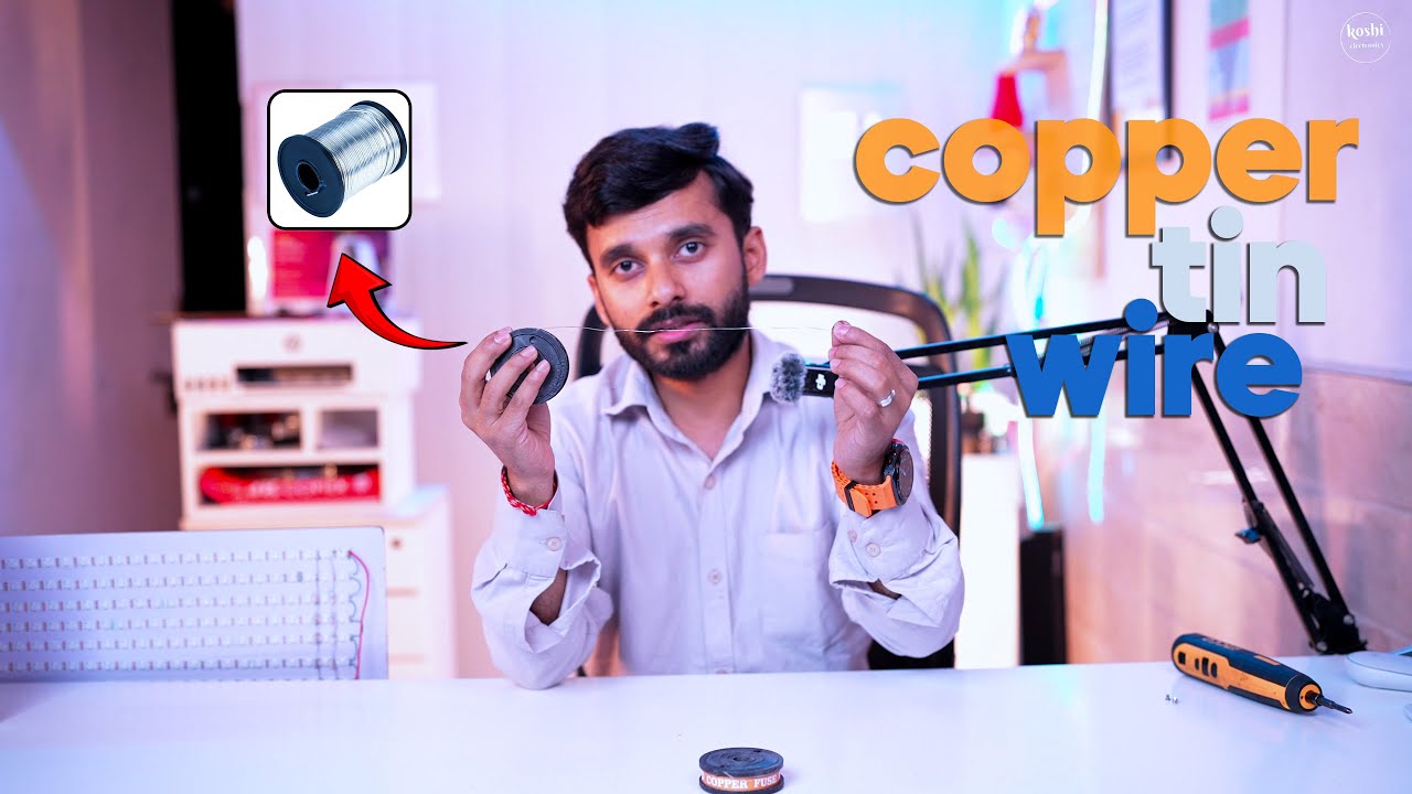 How to use Copper Tin Wire || Whatsapp 7004336791 @Koshi Electronics  #copper_tin_wire