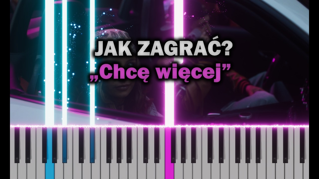 Maciej Musiałowski & Julia Wieniawa - Chcę więcej 🎹 Piano Tutorial | Nuty | 🔥 ŁATWE 🔥