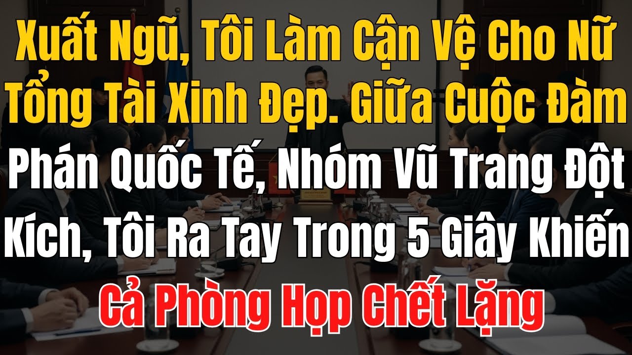 Xuất Ngũ, Tôi Làm Cận Vệ Cho Nữ Tổng Tài Xinh Đẹp. Giữa Cuộc Đàm Phán Quốc Tế, Nhóm Vũ Trang Đột Kíc