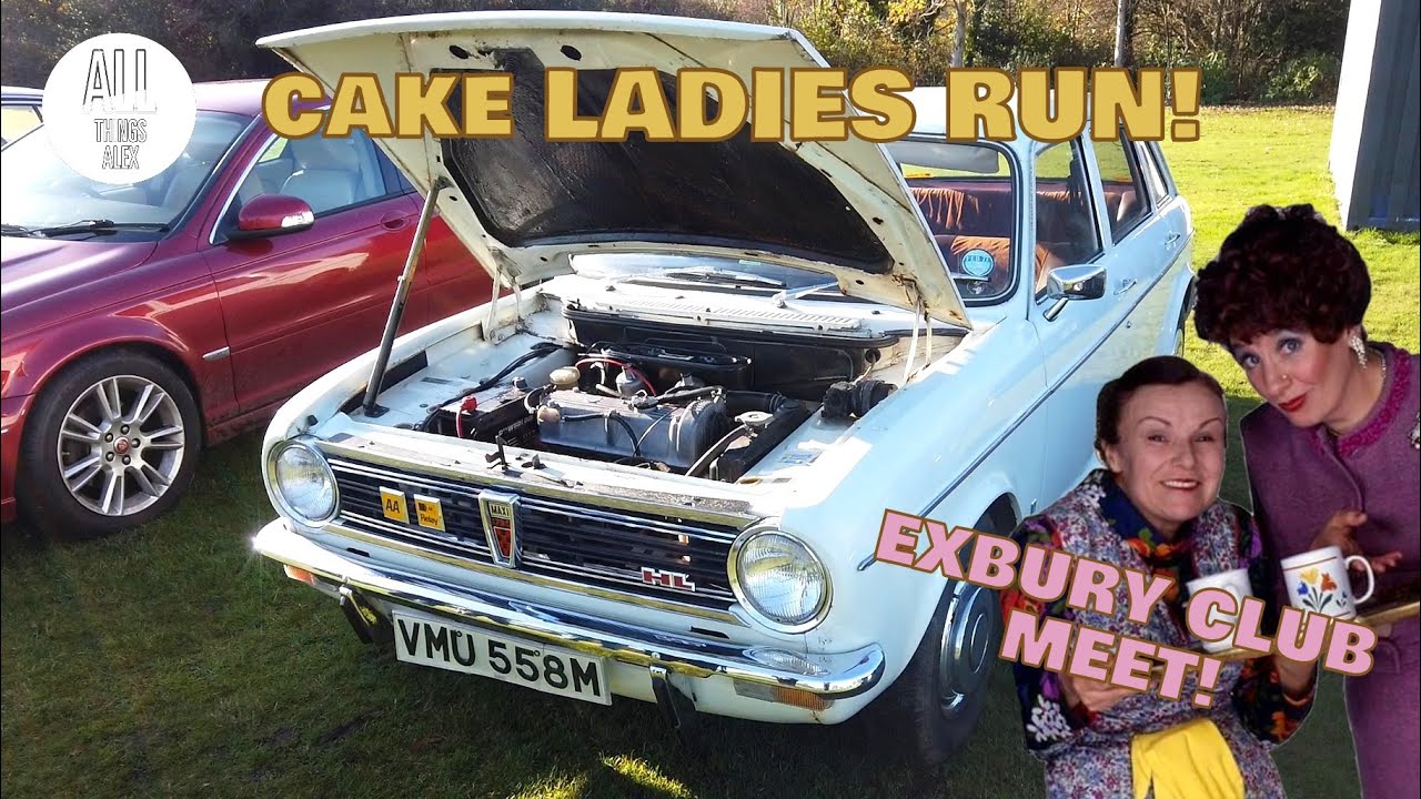 THE CAKE LADIES RUN - CLASSIC CAR MEET AT THE EXBURY CLUB!