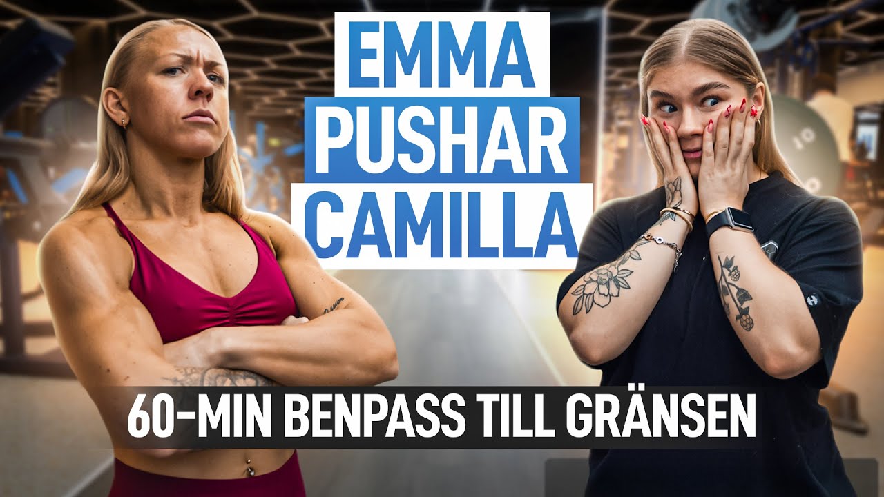 ÅRETS PT EMMA JOHNSON: Brutalt Benpass med Tårar på NPCGYM Skellefteå – Se Camillas Kämparlust!