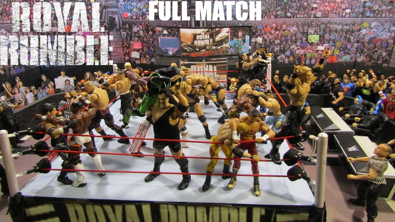 WWE 30 Man Royal Rumble Stop Motion ( Ruthless Aggression Era) Full Match