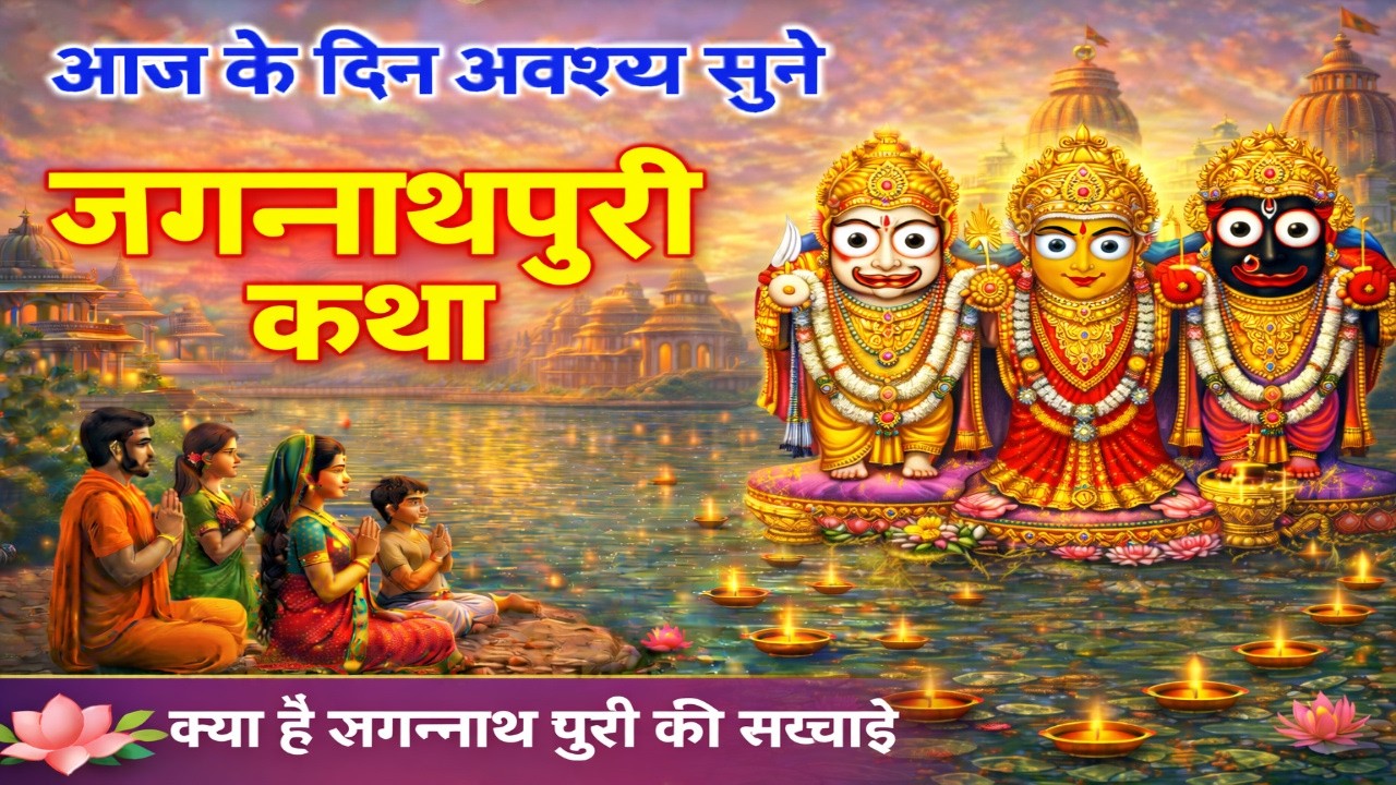 भगवान जगन्नाथ की संपूर्ण कथा और पूरी मंदिर के अनसुलझे रहस्यभगवान जगन्नाथ की संपूर्ण कथा | Jagannath