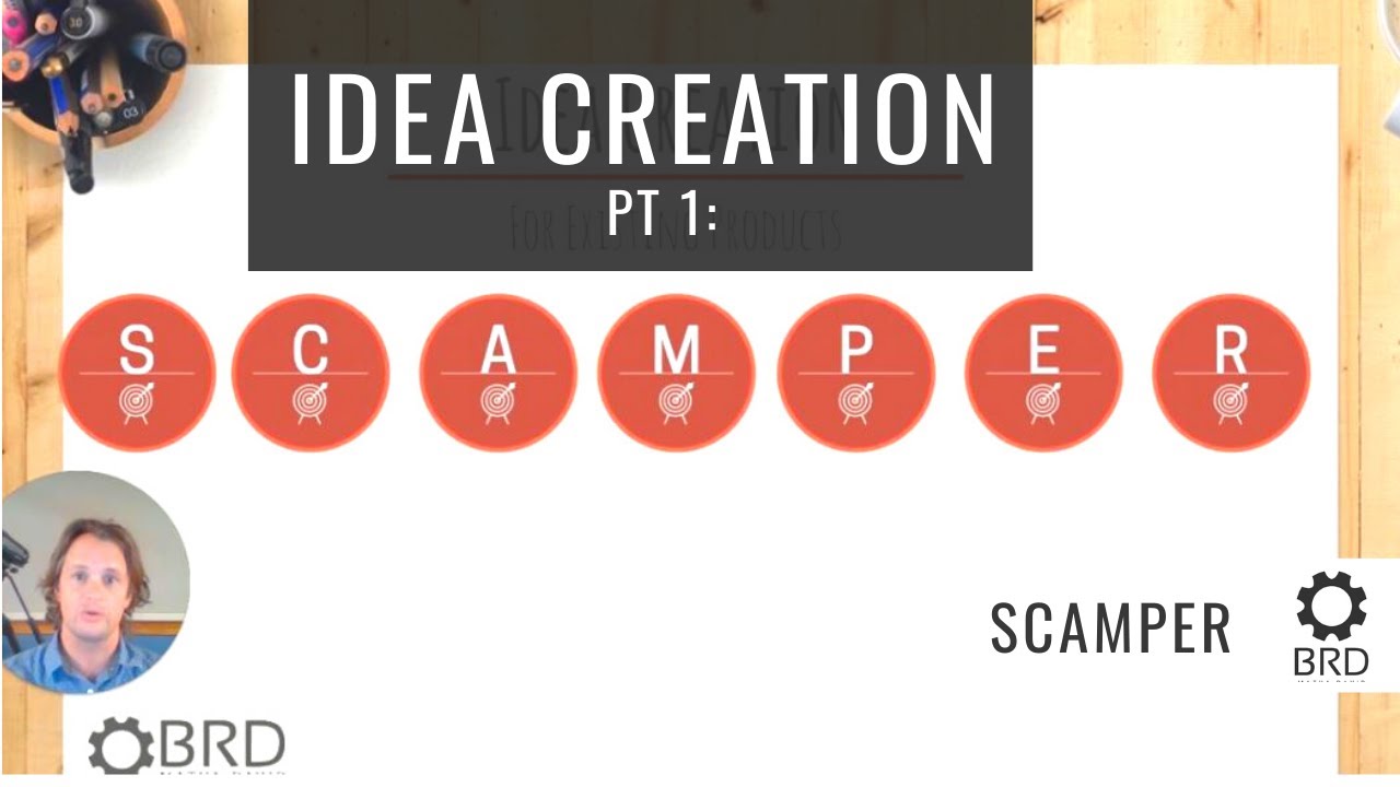 Idea Creation PT 1: The SCAMPER Technique
