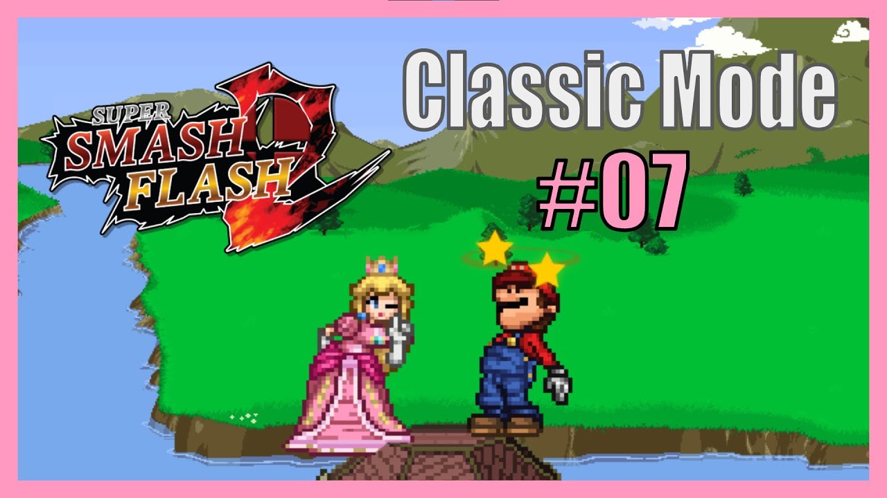 Super Smash Flash 2 - Classic Mode #07 (Peach)