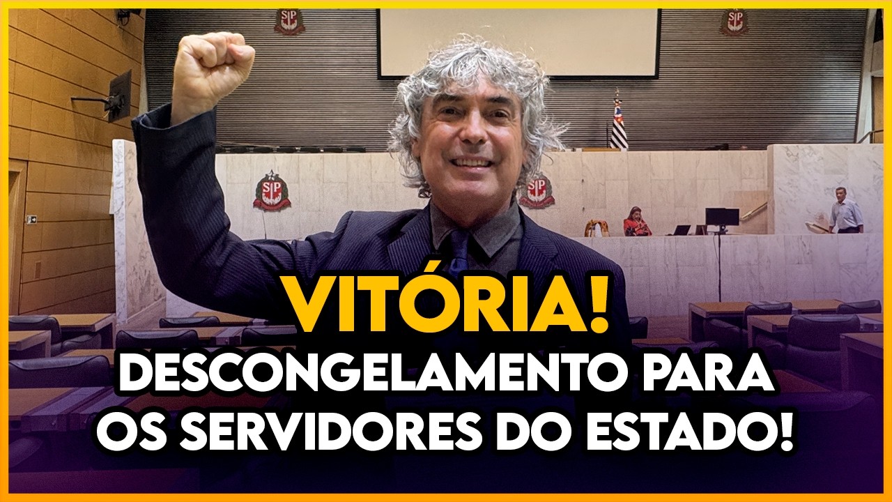 Após pressão, governo estadual publica DESCONGELAMENTO dos quinquênios!