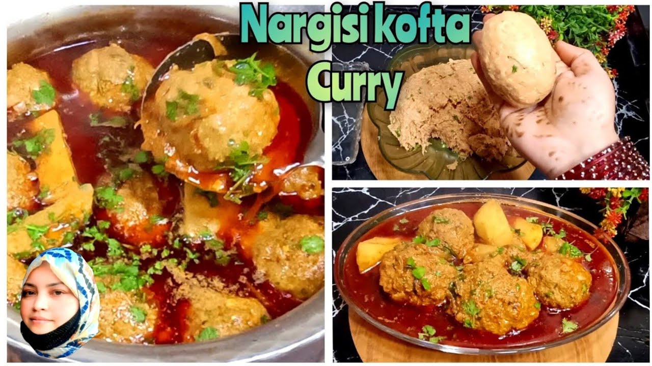 बिना फ्राई हुए बिना टूटे एकदम परफेक्ट मटन नर्गिसी कोफ्ते की करी🔥Delhi famous nargisi kofta ✨️l 