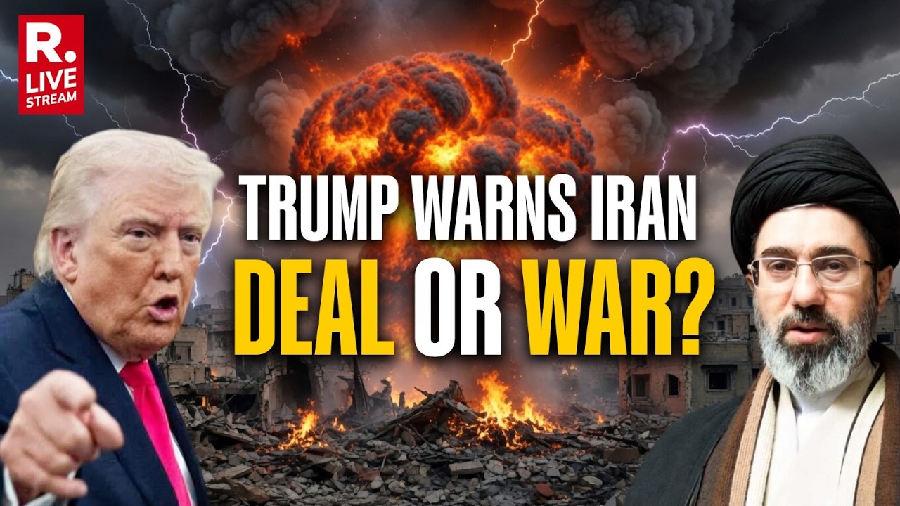 Trump warns Iran LIVE: Trump Issues Stark Warning to Iran | Deal Now or Face Severe Consequences