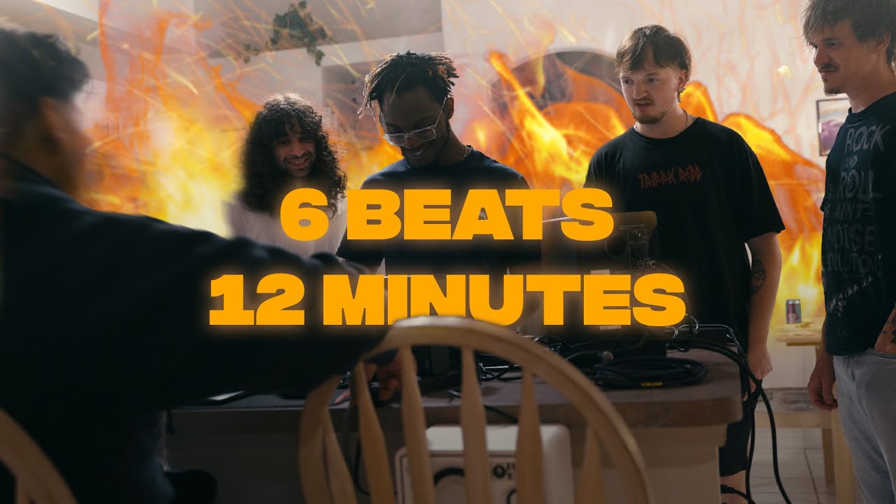 3 Producers Make 6 Beats in 12 Minutes