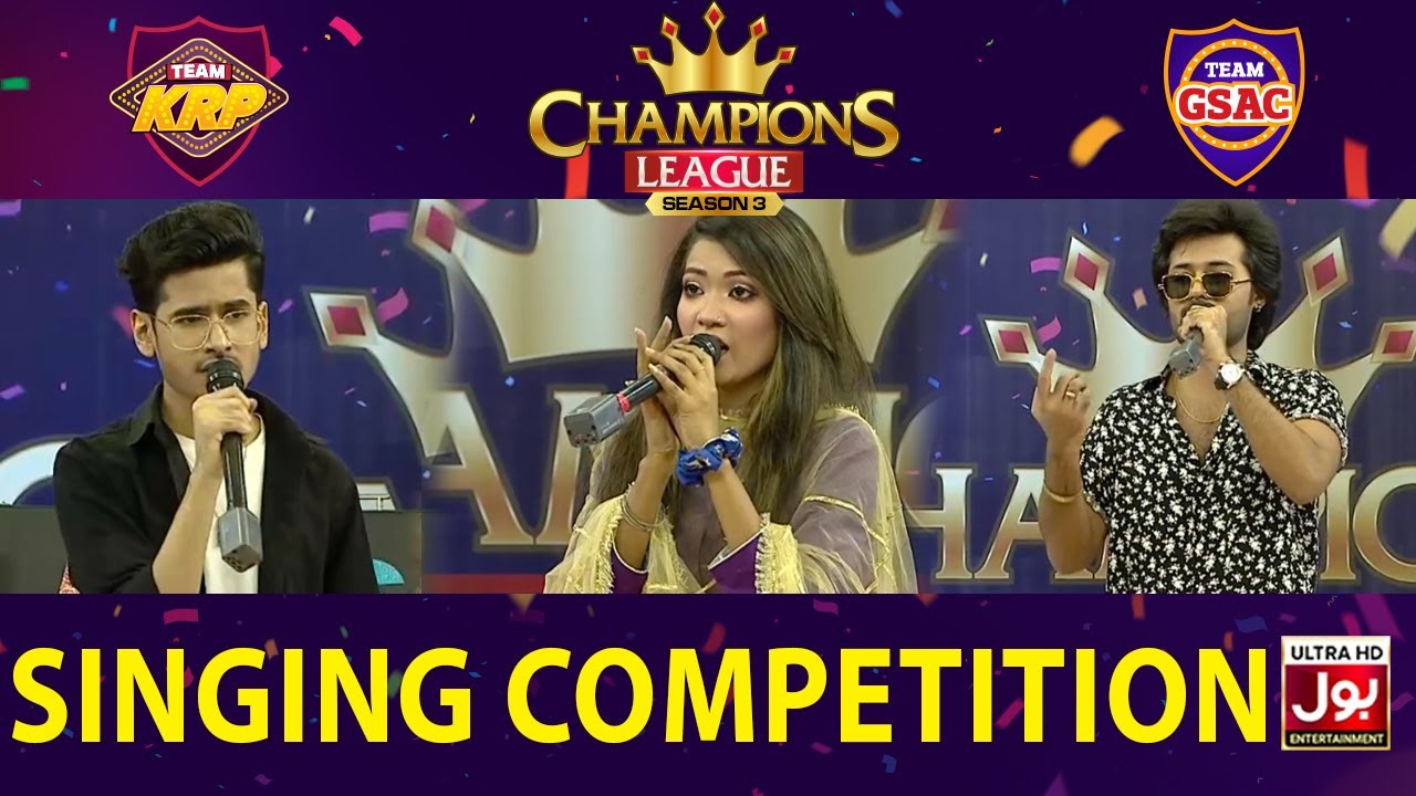 Singing Competition In Champions League Season 3 | Game Show Aisay Chalay Ga vs Khush Raho Pakistan