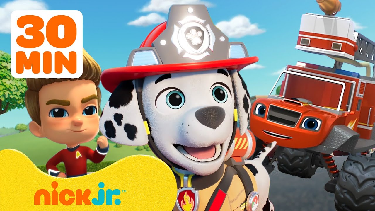 BEST Rescue Missions! 💥 w/ PAW Patrol, Blaze, Star Trek: Scouts & More! | 30 Minutes | Nick Jr.