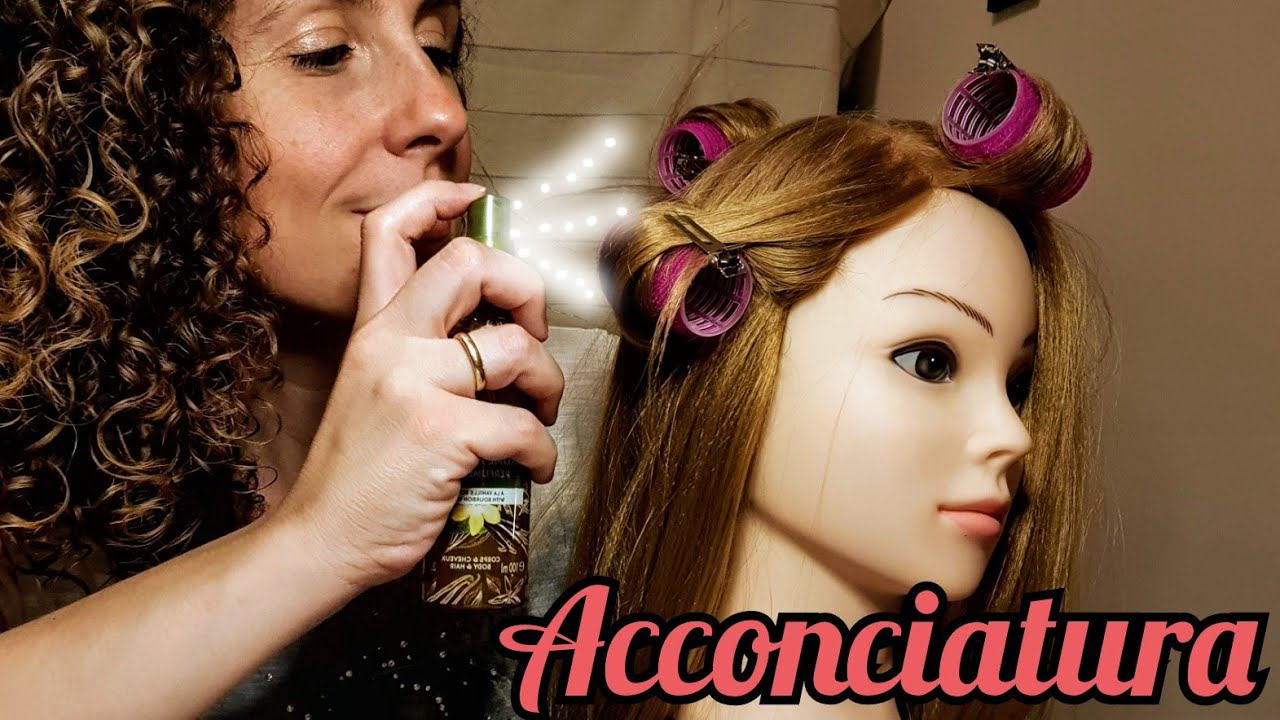 ACCONCIATURA E SESSIONE RELAX💆‍♀️...SPRAY, BIGODINI E BRUSHING PER ANNABELLE [ASMR ITA]