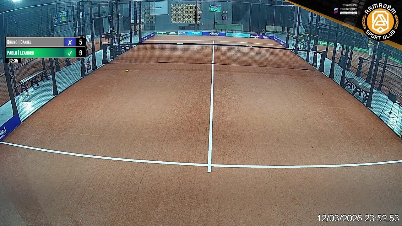 Quadra 2 (12/03/2026) -  Armazén Sport Club Ao Vivo