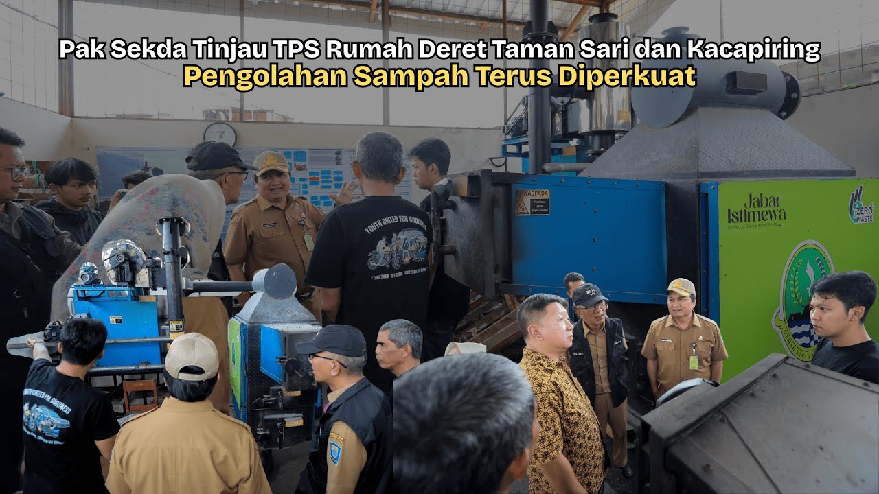 Pak Sekda Tinjau TPS Rumah Deret Taman Sari dan Kacapiring, Pengolahan Sampah Terus Diperkuat