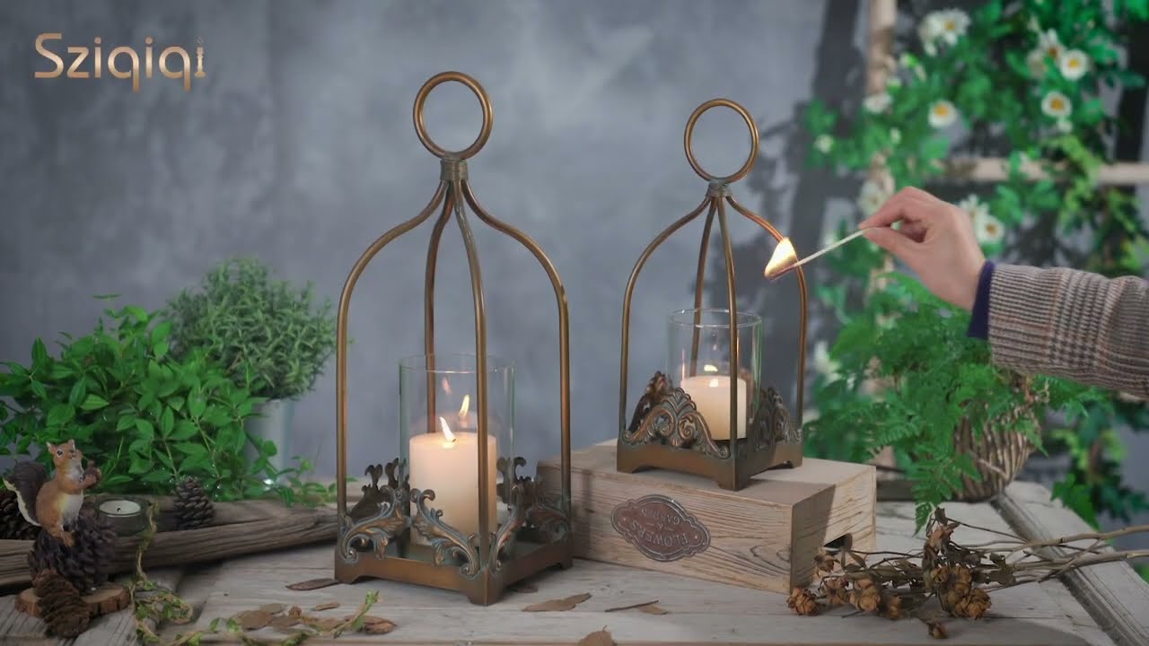 PRODUCT SHOWCASE丨Our Vintage Candle Lantern for Pillar Candle丨Home Decor丨tablescape #Sziqiqi