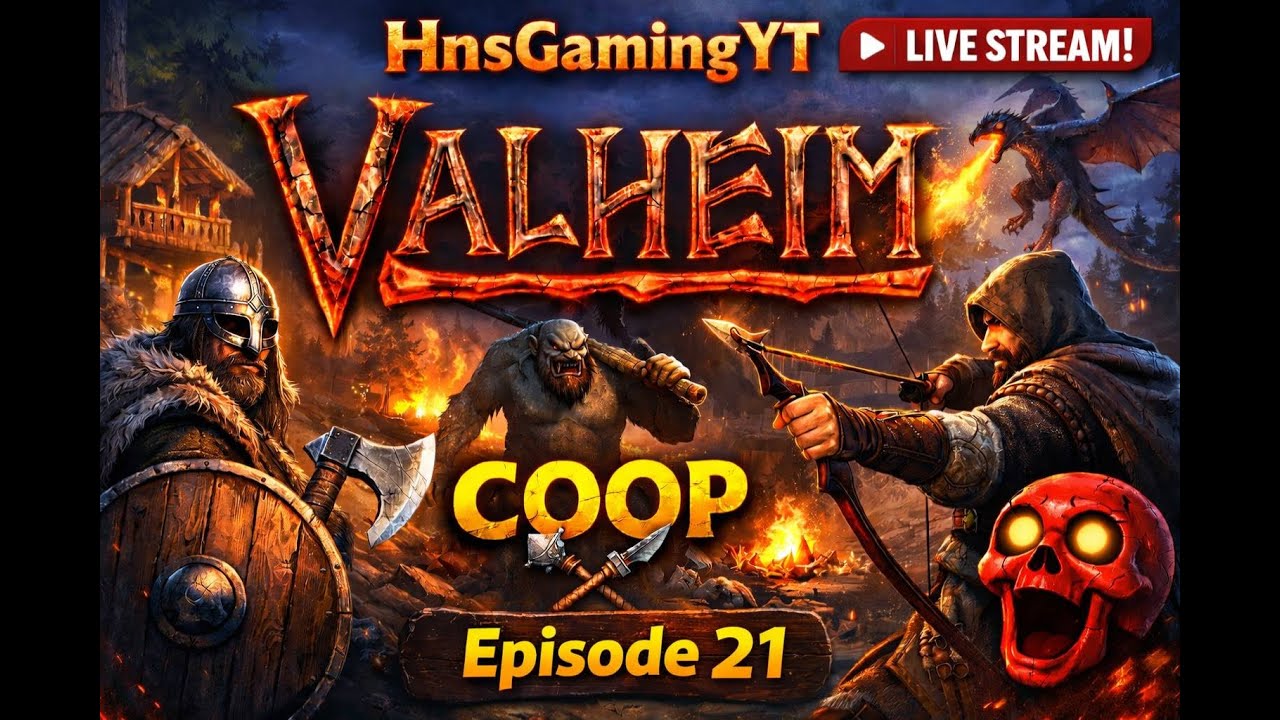 🔴 LIVE VALHEIM COOP INDONESIA 🇮🇩 | Episode 21 – Viking Survival Adventure HARD MODE #NGABUBURIT