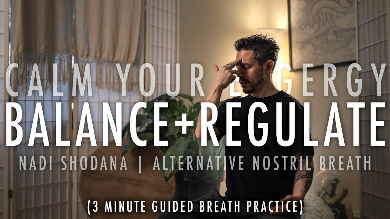 NADI SHODHANA PRANAYAMA | Balance + Regulate · Calm Your Energy | 3 min | All Levels