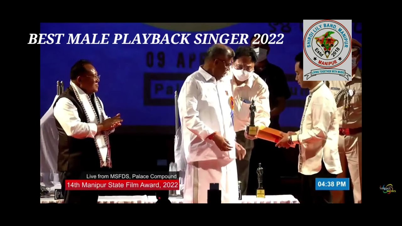 Congratulations Arbin Soibam Best male Playback Singer 14th Manipur State Film Award 2022