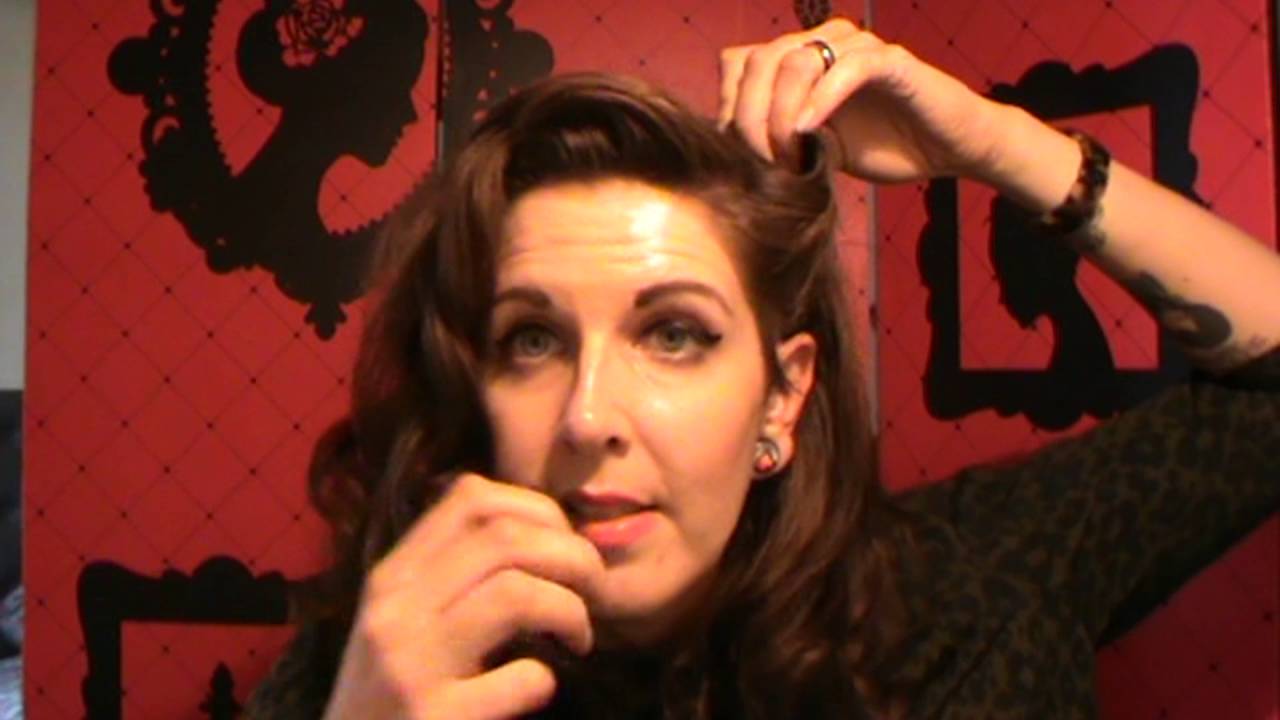 tutoriel coiffure années 50 les rolls up!