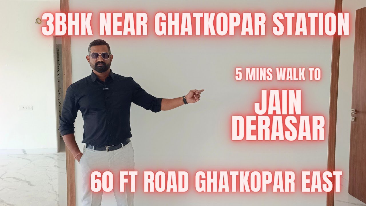 3BHK for Sale in Near Jain Derasar | 10 mins from Ghatkopar Station | 1144 Carpet | #ghatkopareast