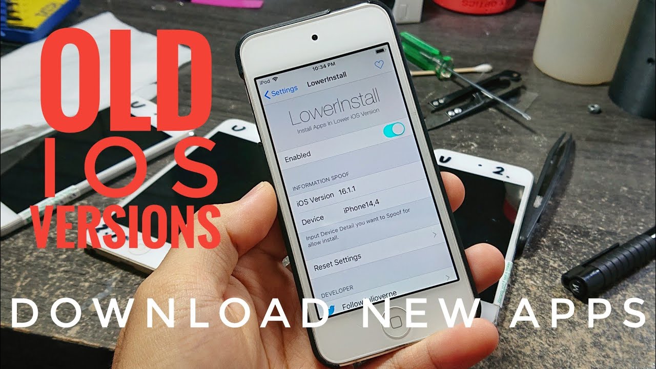 Установка новых приложений на старые устройства iOS (твик для джейлбрейка Lowerinstall) iOS 13 14...