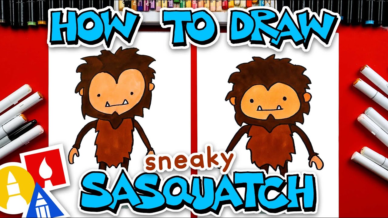 How To Draw Sneaky Sasquatch