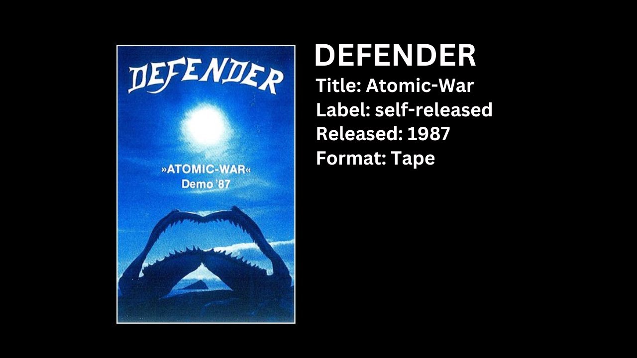 DEFENDER - Dream Of A Cop (Demotape, Atomic War, 1987)