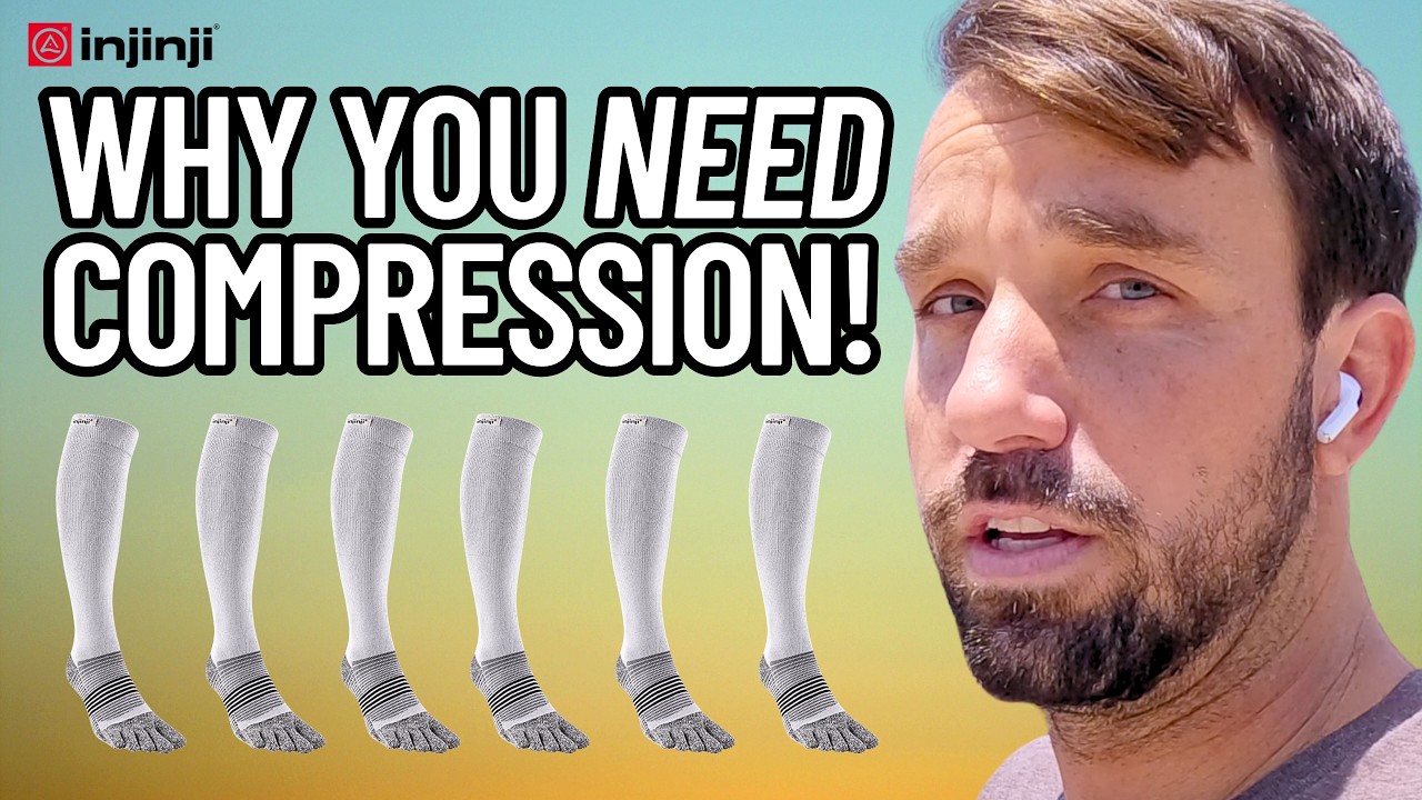 INJINJI COMPRESSION Over The Calf TOE SOCKS (Review) - BEST Combo for Recovery & Performance?