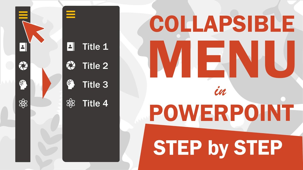 Создайте ИНТЕРАКТИВНОЕ МЕНЮ в PowerPoint, которое можно ОТКРЫВАТЬ и ЗАКРЫВАТЬ одним щелчком мыши