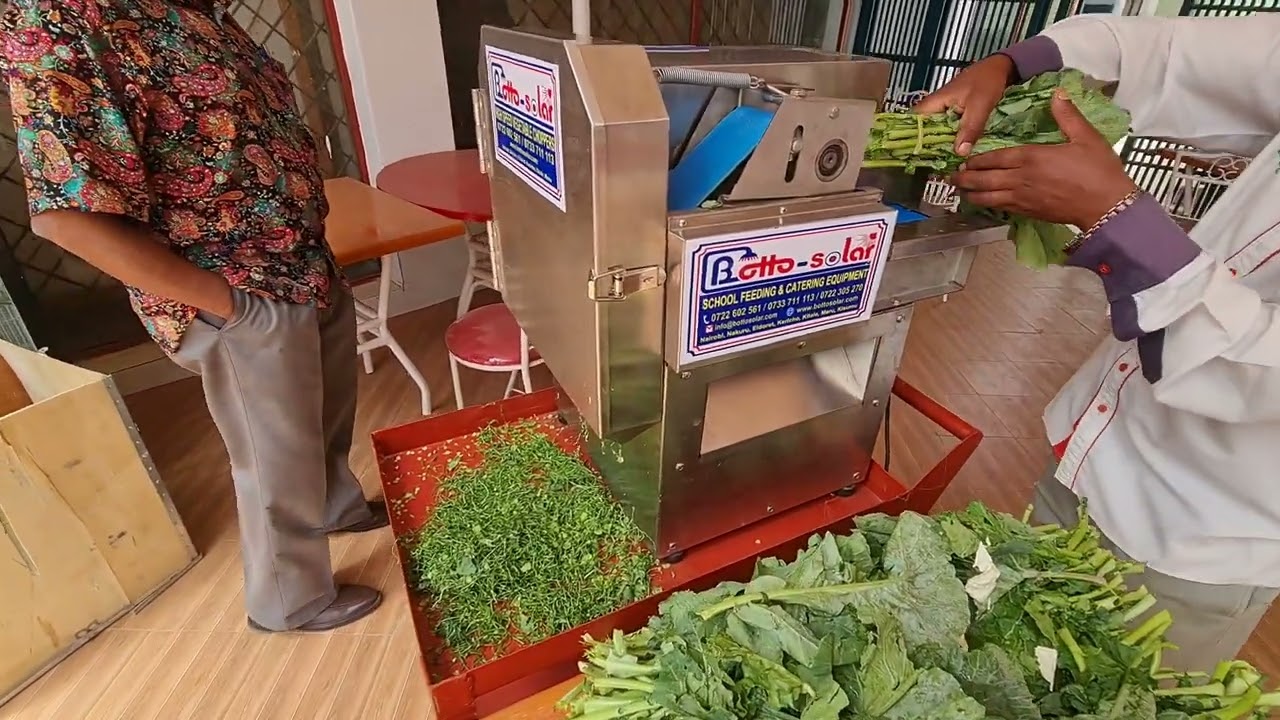 New Commercial Vegetable Cutter Model S20 from Botto Solar Ltd