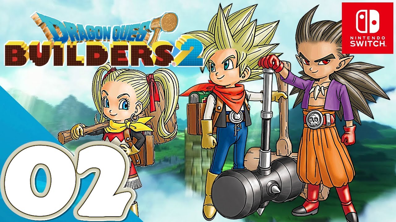 Dragon Quest Builders 2 [Switch] - Gameplay Walkthrough Part 2 Furrowfield (1/7) - No Commentary