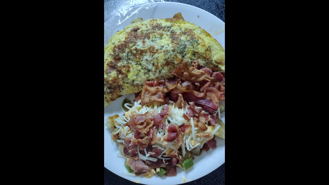 Black Mo Omelet with Black Mo Home Fries