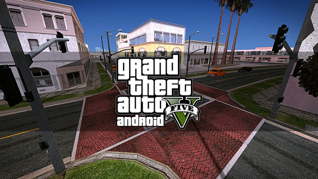 GTA SA Android - Retexture Road & Sidewalk GTA 5 Full SA