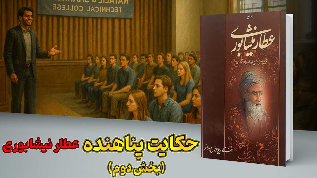 حکایت پناهنده (بخش دوم) از کتاب منطق الطیر عطار نیشابوری | Bababozorg - Audiobook