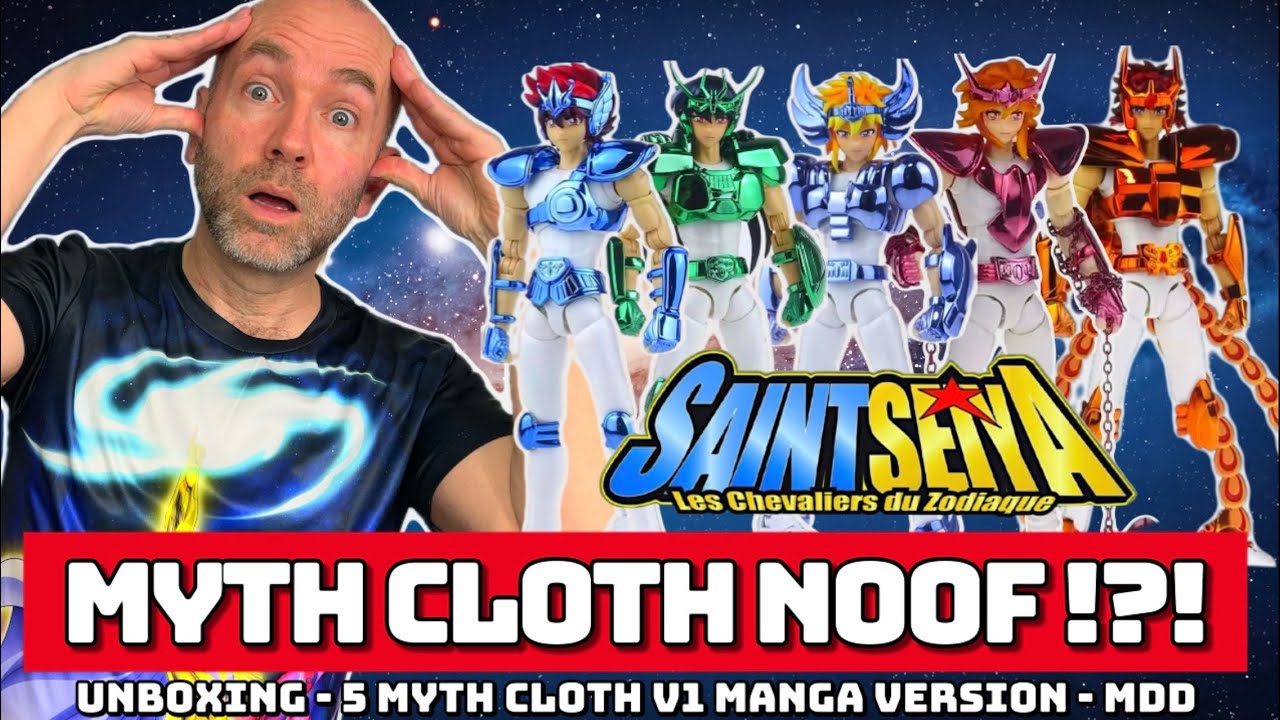 UNBOXING - SAINT SEIYA - MYTH CLOTH BRONZE V1 MANGA - MMD - 4K