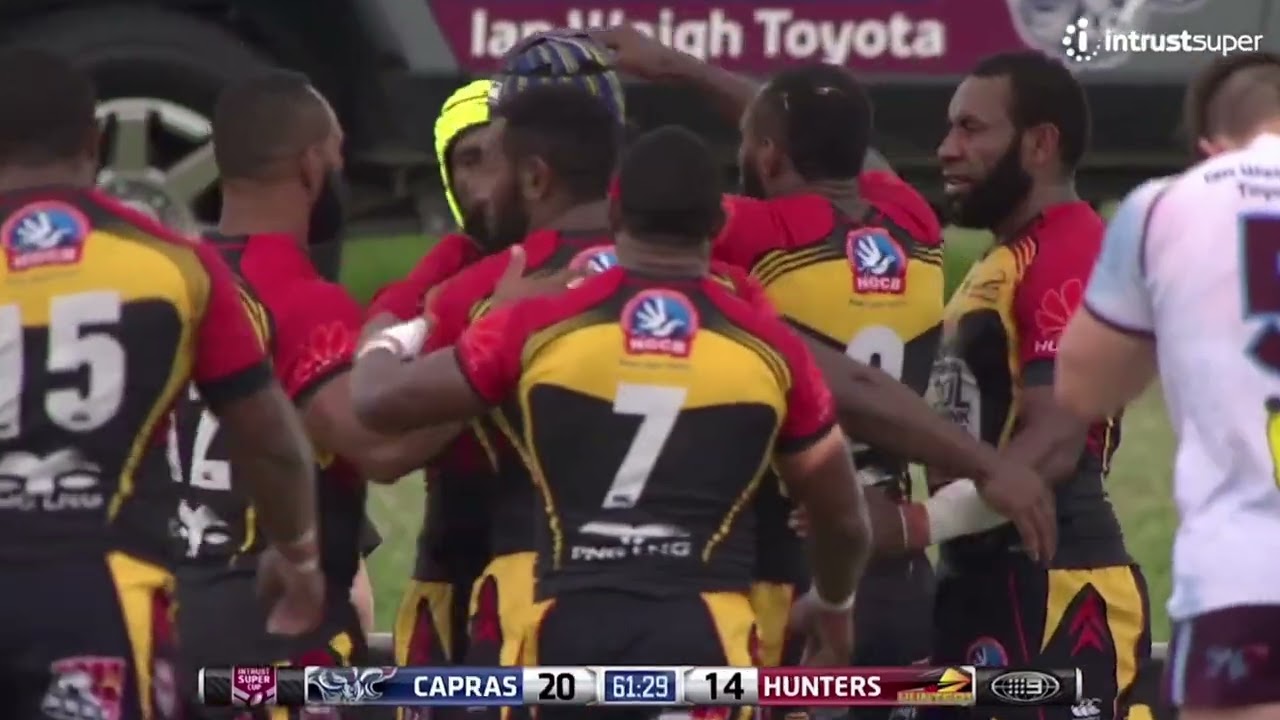 Brandy Peter Highlight Hunter vs. Capras QLD Cup