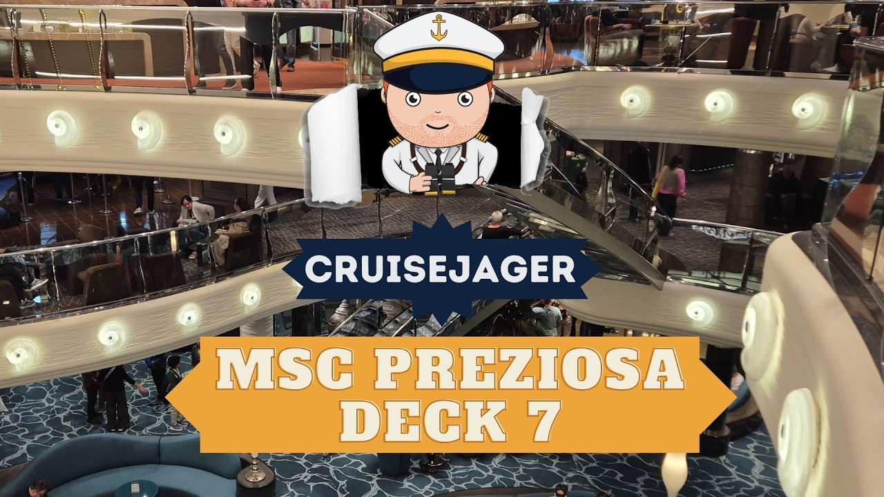 MSC Preziosa - Tour dek 7 (Rubino) - Ontdek o.a. de safari lounge, het theater en de bowling