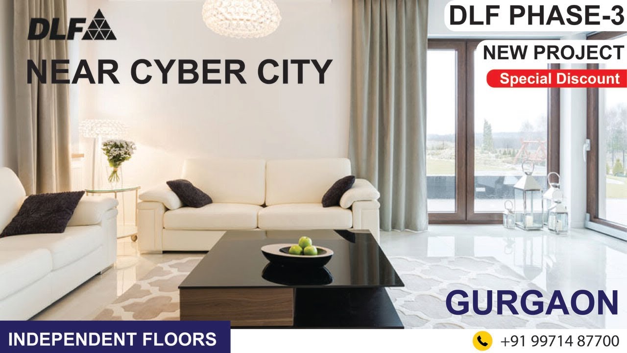 DLF Independent Floors in Phase-3 Gurgaon | luxury project near Cyber City | Sample Apartment Tour