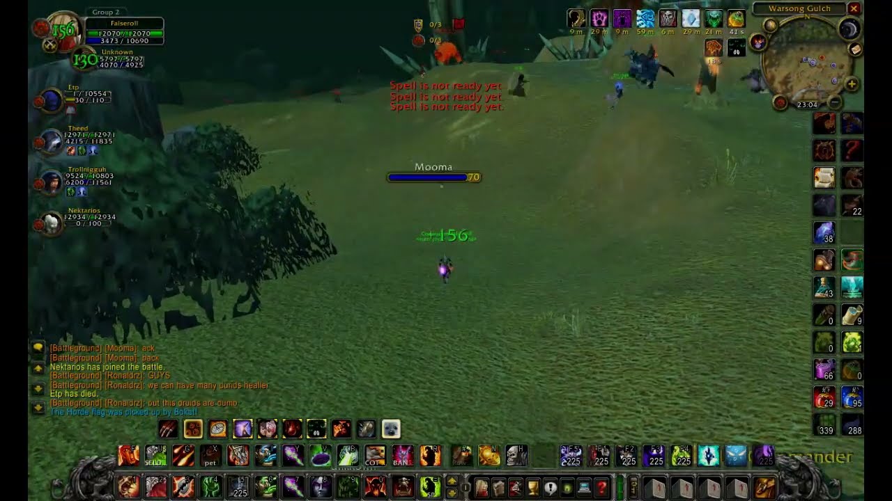 Falseroll - Affliction Warlock TBC (2.4.3) PVP Snippet - Smolderforge