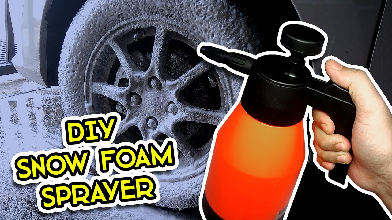 DIY Snow Foam From Garden Sprayer | Perodua Axia