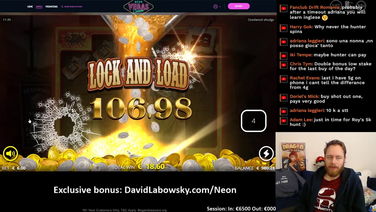 Sunday-morning High Stakes slots&more.
