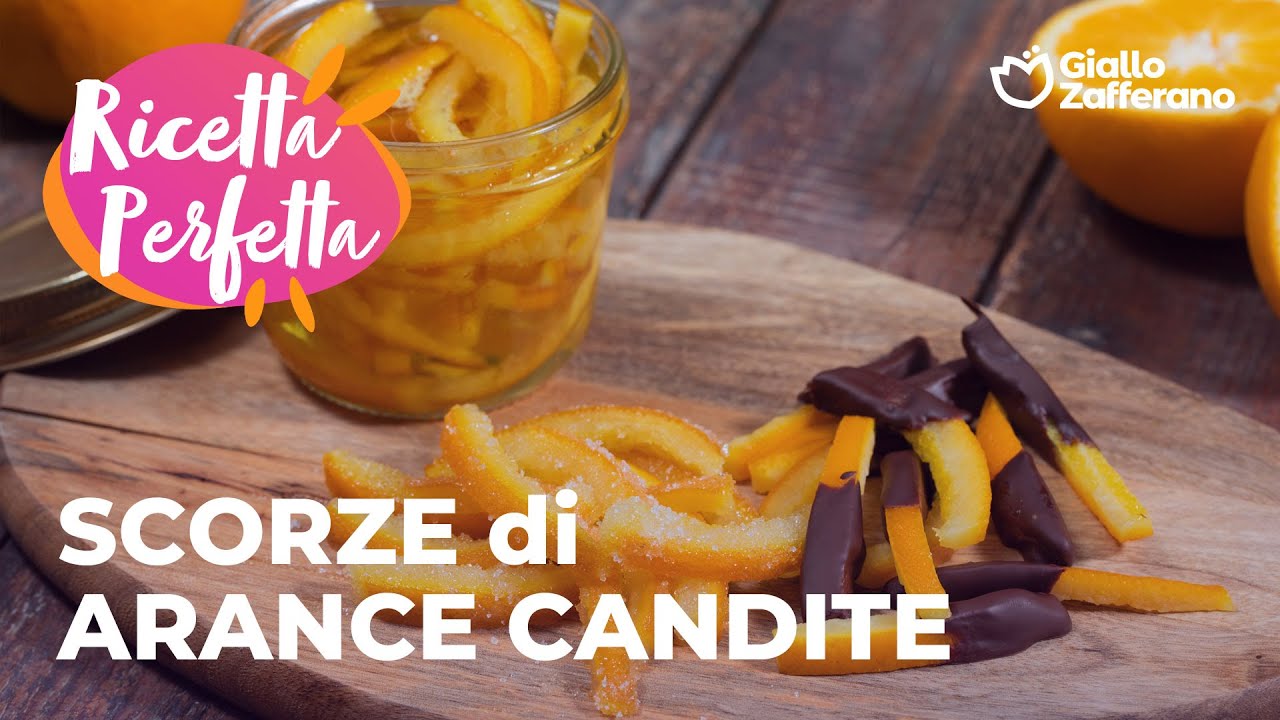 SCORZE di ARANCE CANDITE✨🧡🍊 - la RICETTA PERFETTA!😍